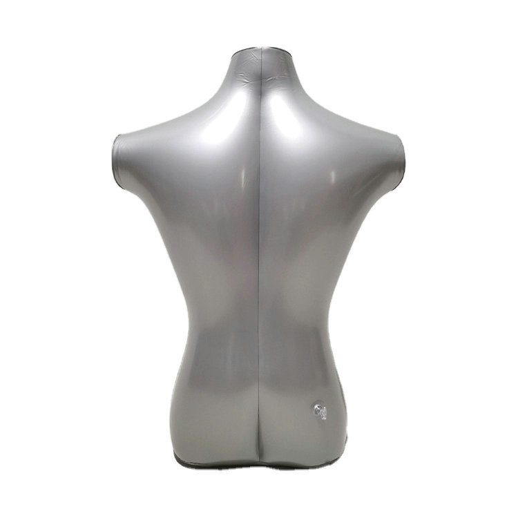 Male Half-Body Without Head and Arm Fashion Model Inflatable Mannequin