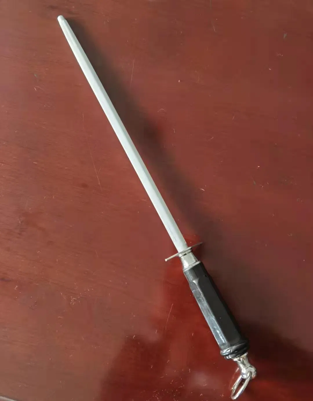 Oval Knife Sharpening Steel Sharpener Rod Stick File Butchers