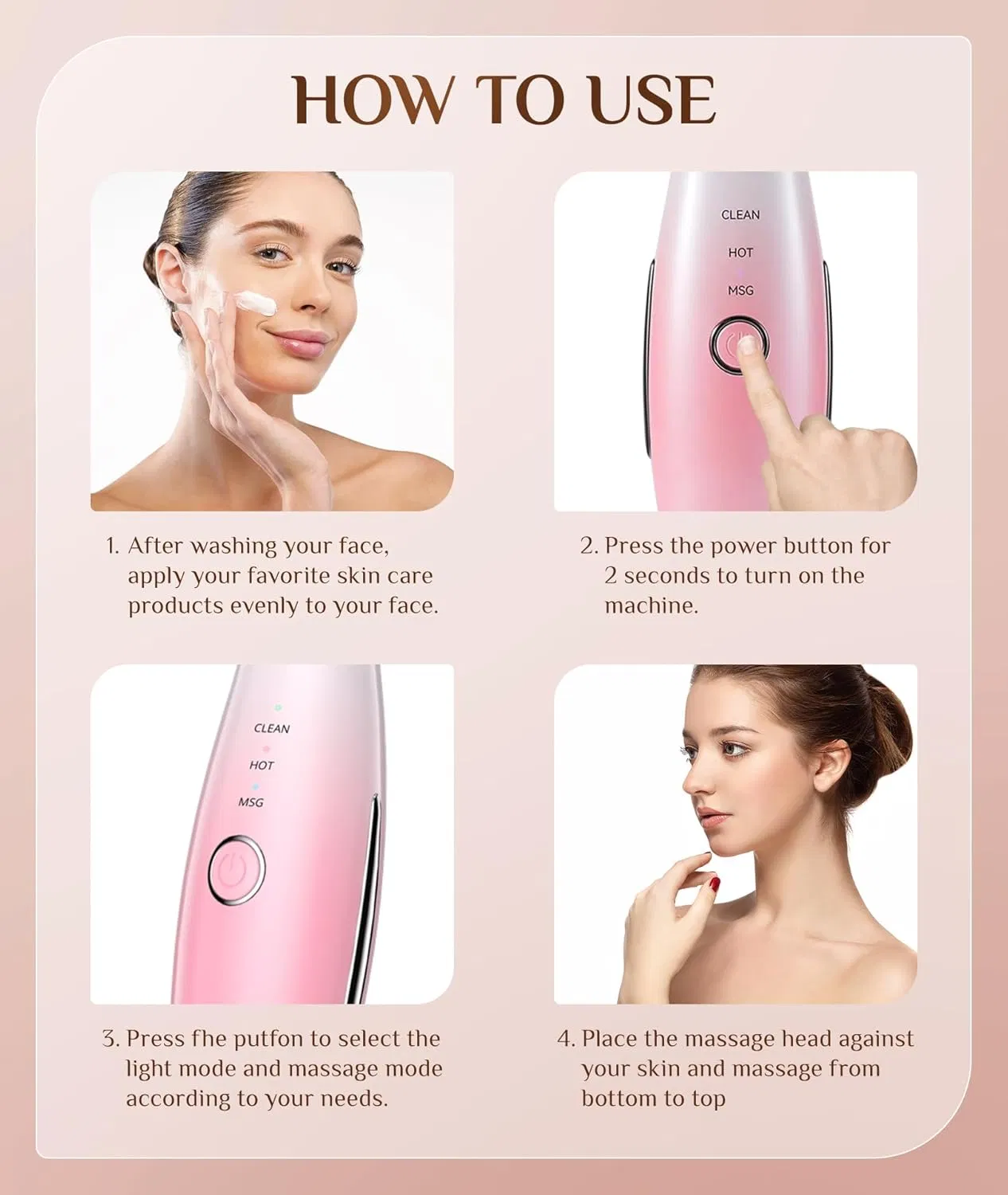 Innovative Electric Skin Care Massager for Radiant Beauty Results