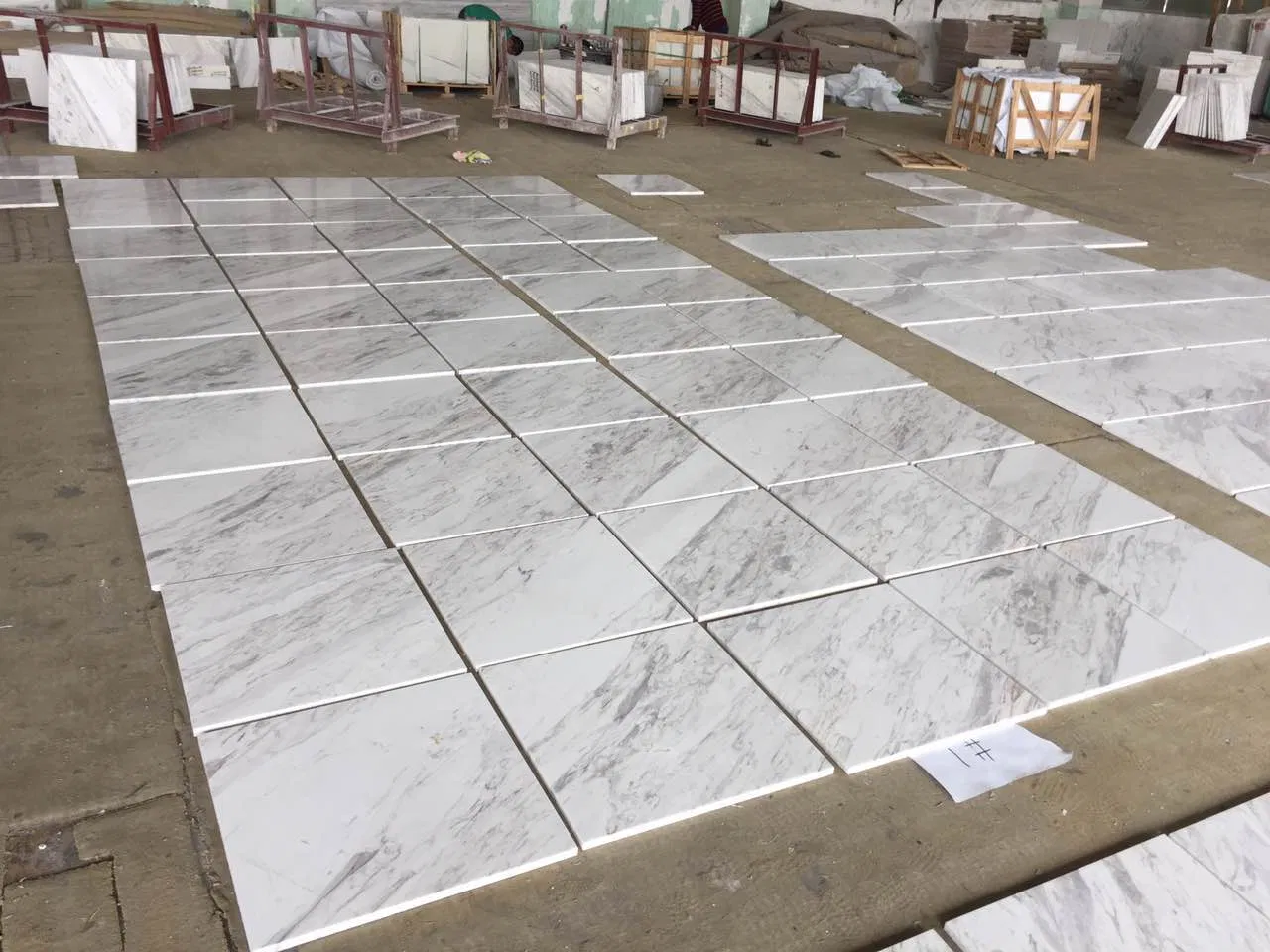 Customerized Volakas Marble Tiles for Floor/Wall Cladding Decoration