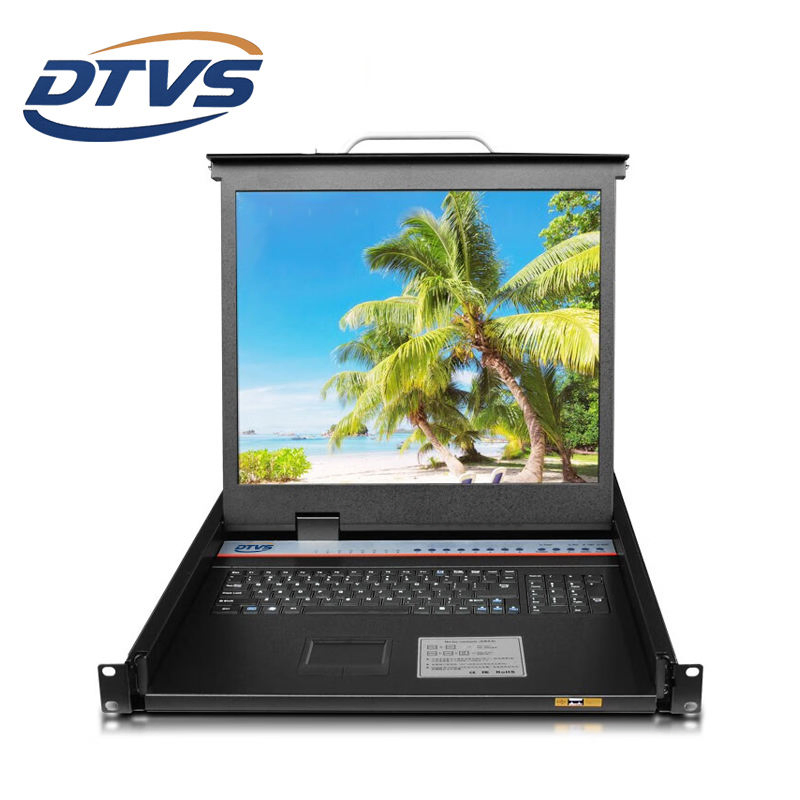 19-дюймовый 8-портовый KVM-коммутатор VGA в 1U стойку