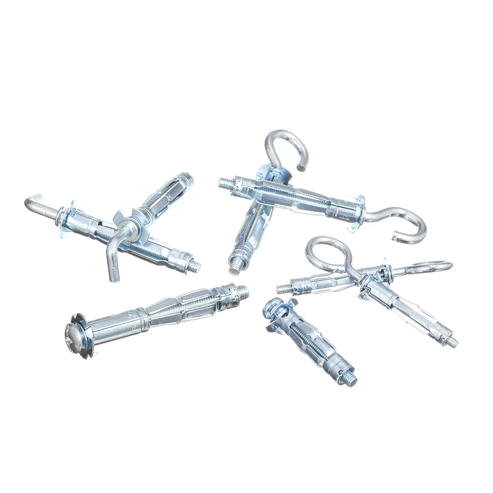 DIN GB ISO ANSI Silver Yellow Metric Inch Building 20mm-100mm Stainlesss Steel Carbon Steel Hollow Gecko Expansion Bolt