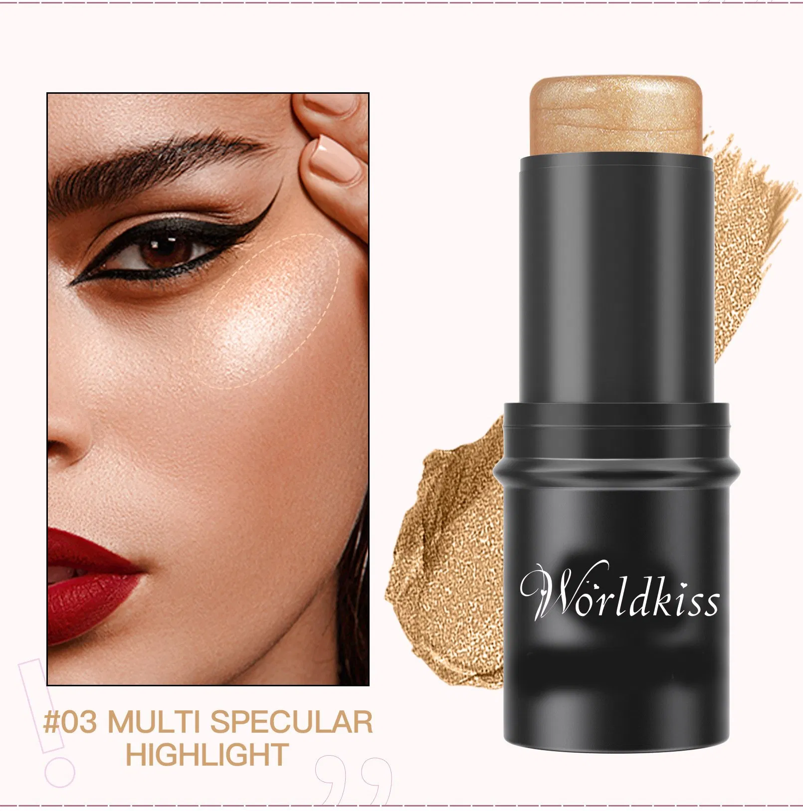 Face-Modifying Concealer Stick, Highlighter Stick, 3D Natural Contouring