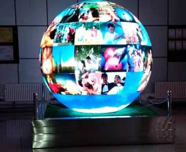 Customized 360 Degree P4.81 Pixel Indoor Spherical LED Display DJ Booth Advertising Screen Billboard