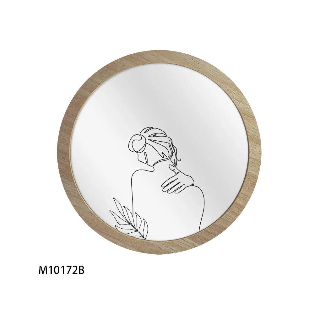 MDF Circular Decoration Mirror