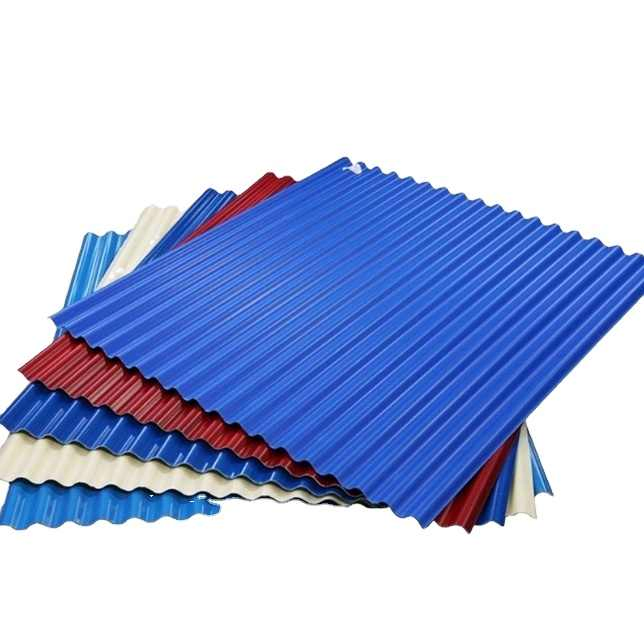 Color Coated Galvanized Corrugated Roofing Sheets Iron Wave Roof Sheet Building Material Color Steel Tile