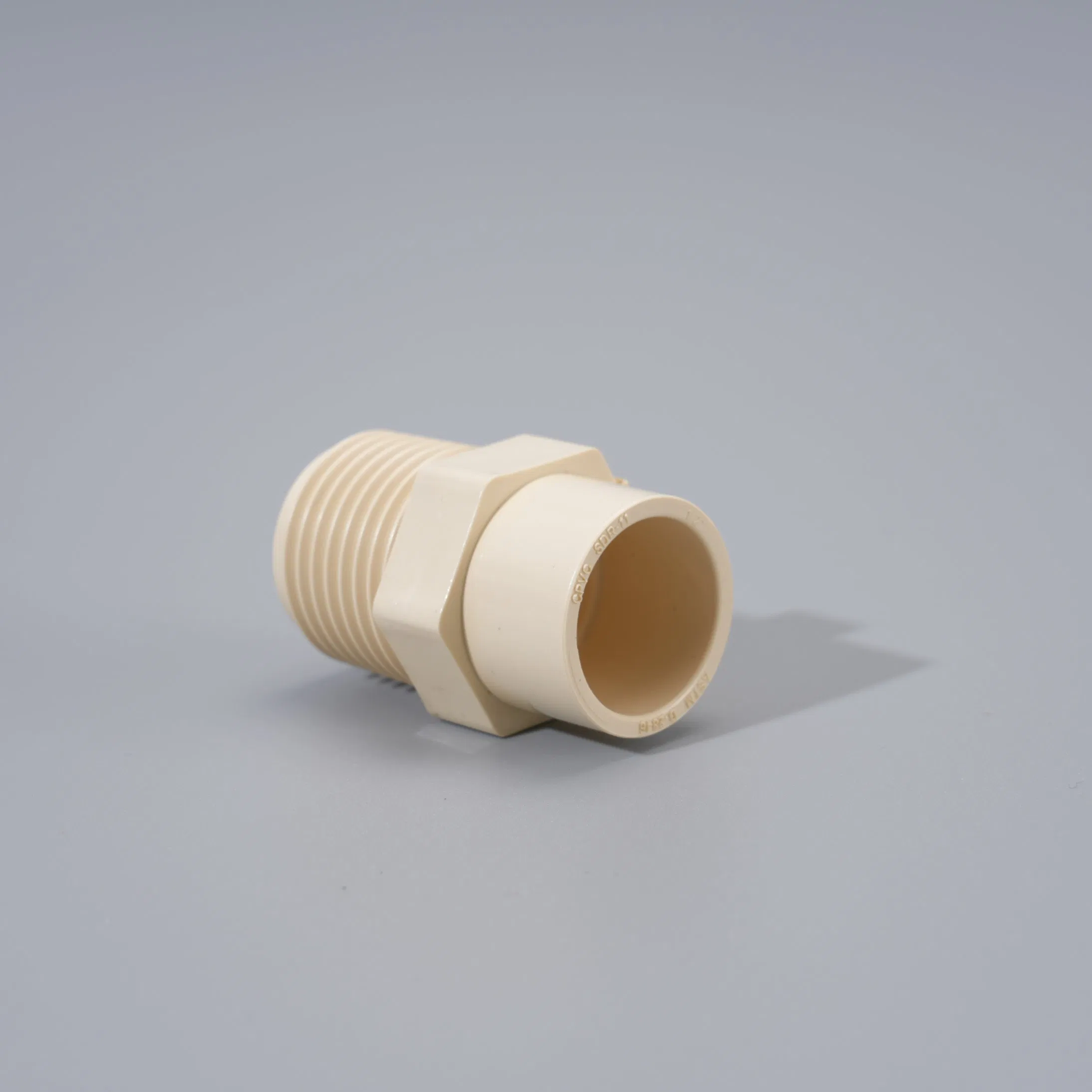 Customized Sizes CPVC Fitting Multi-Functional CPVC Male Thread Adapter Fitting for Home Renovation