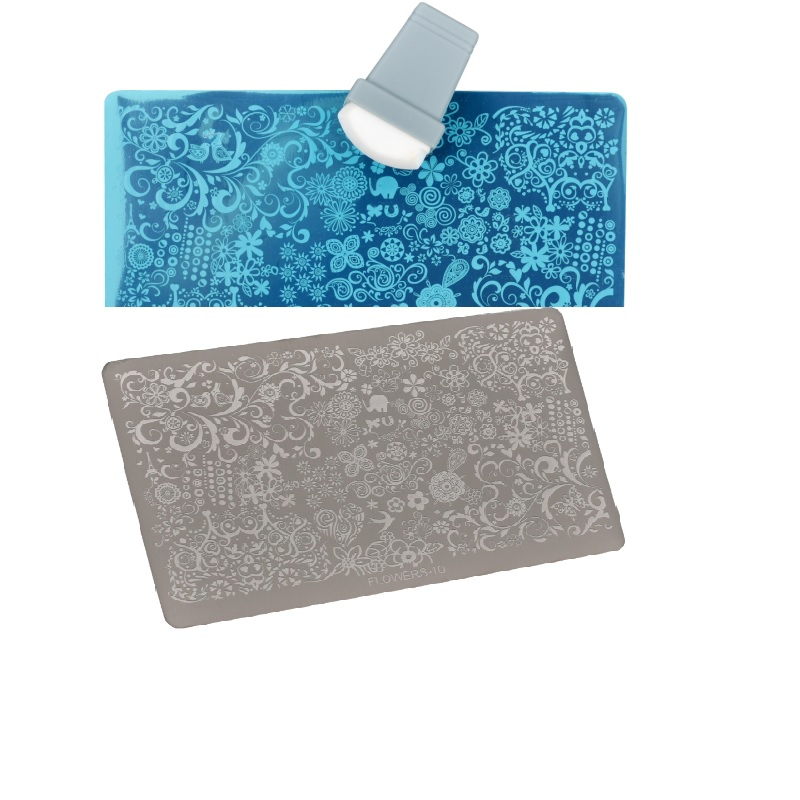 Factory Price Stainless Steel Nail Art Stainless Steel Printing Plate Custom