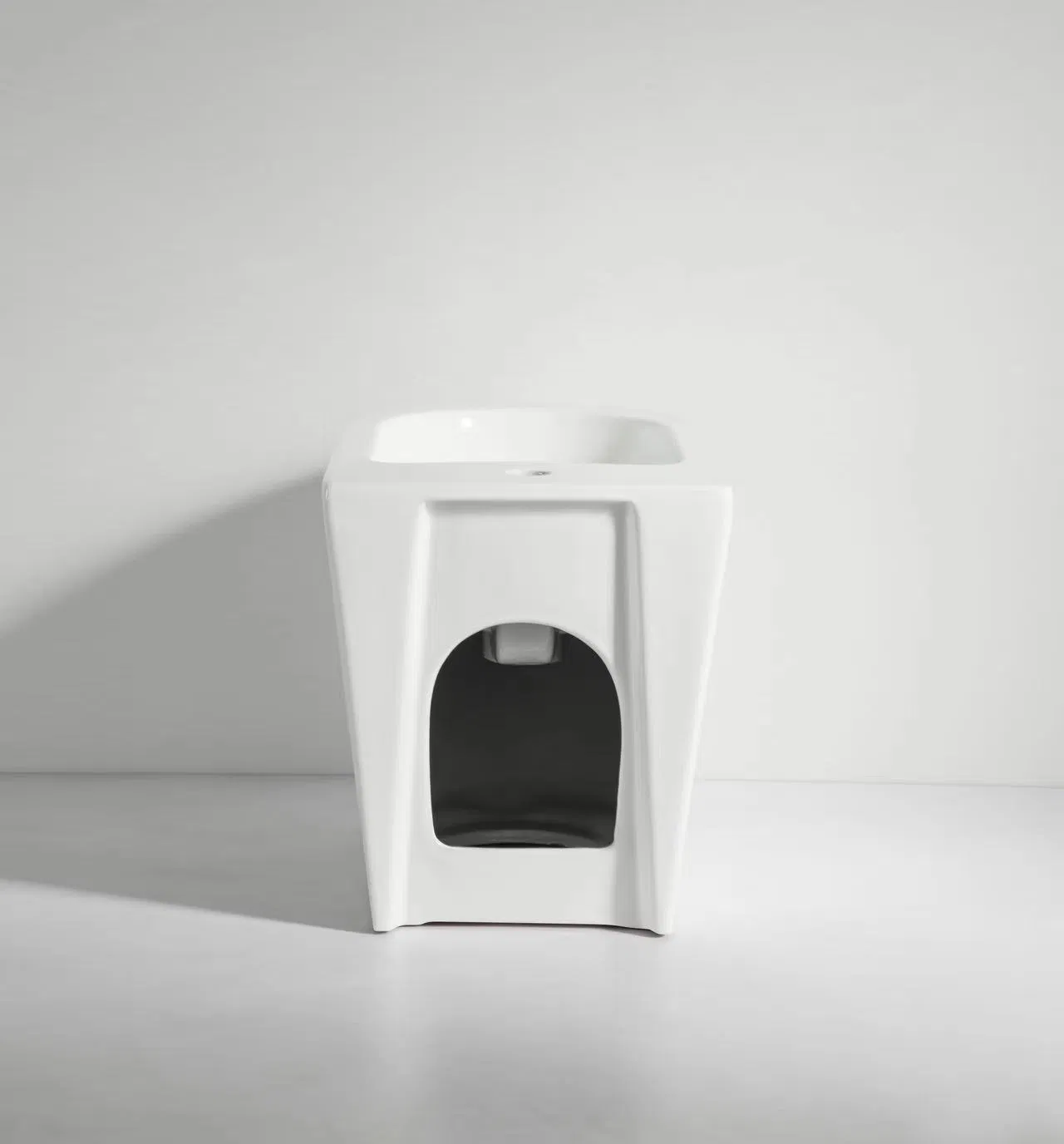 Wholesale Bathroom White Ceramic Back to Wall Floor Standing Bidet Toilet Women Wc Sanitary Ware Set