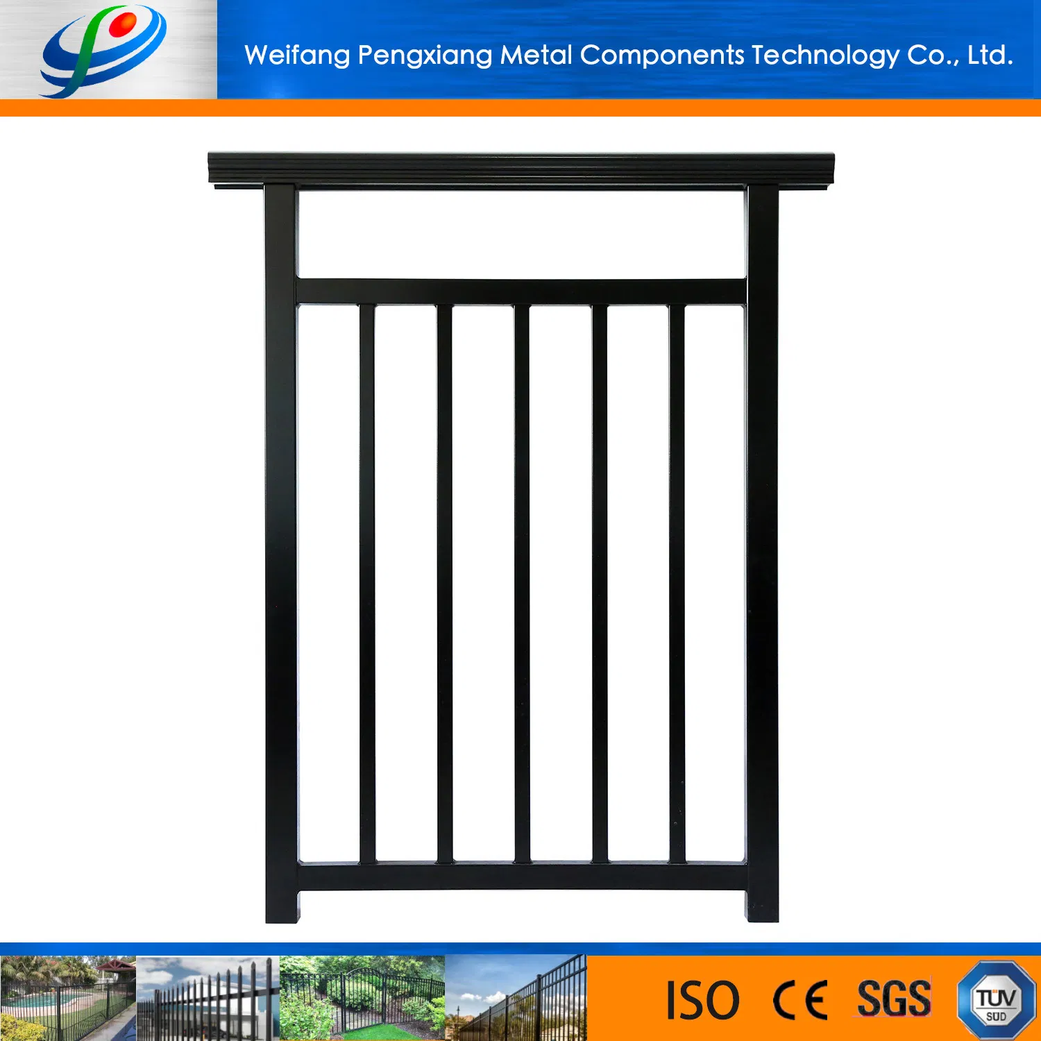 Wrought Iron Metal Aluminium Metal Reed Garden Fence