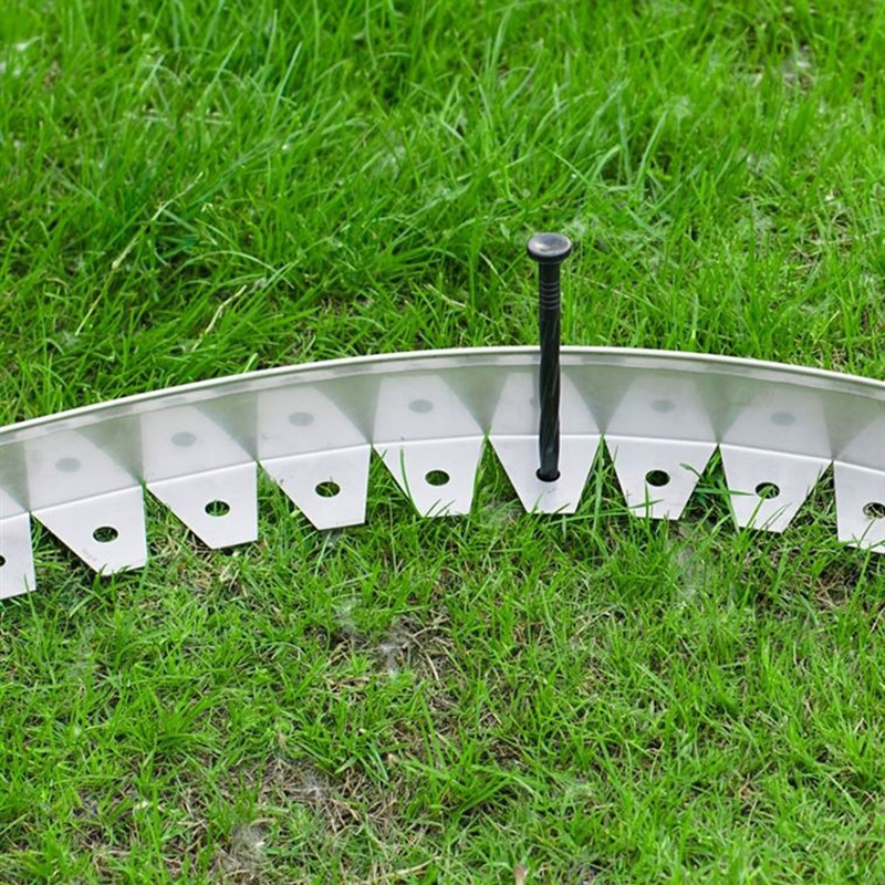 Jnz Manufacturer Supply Lawn Flexible Garden Edging Border Rust Stainless Steel Garden Edging