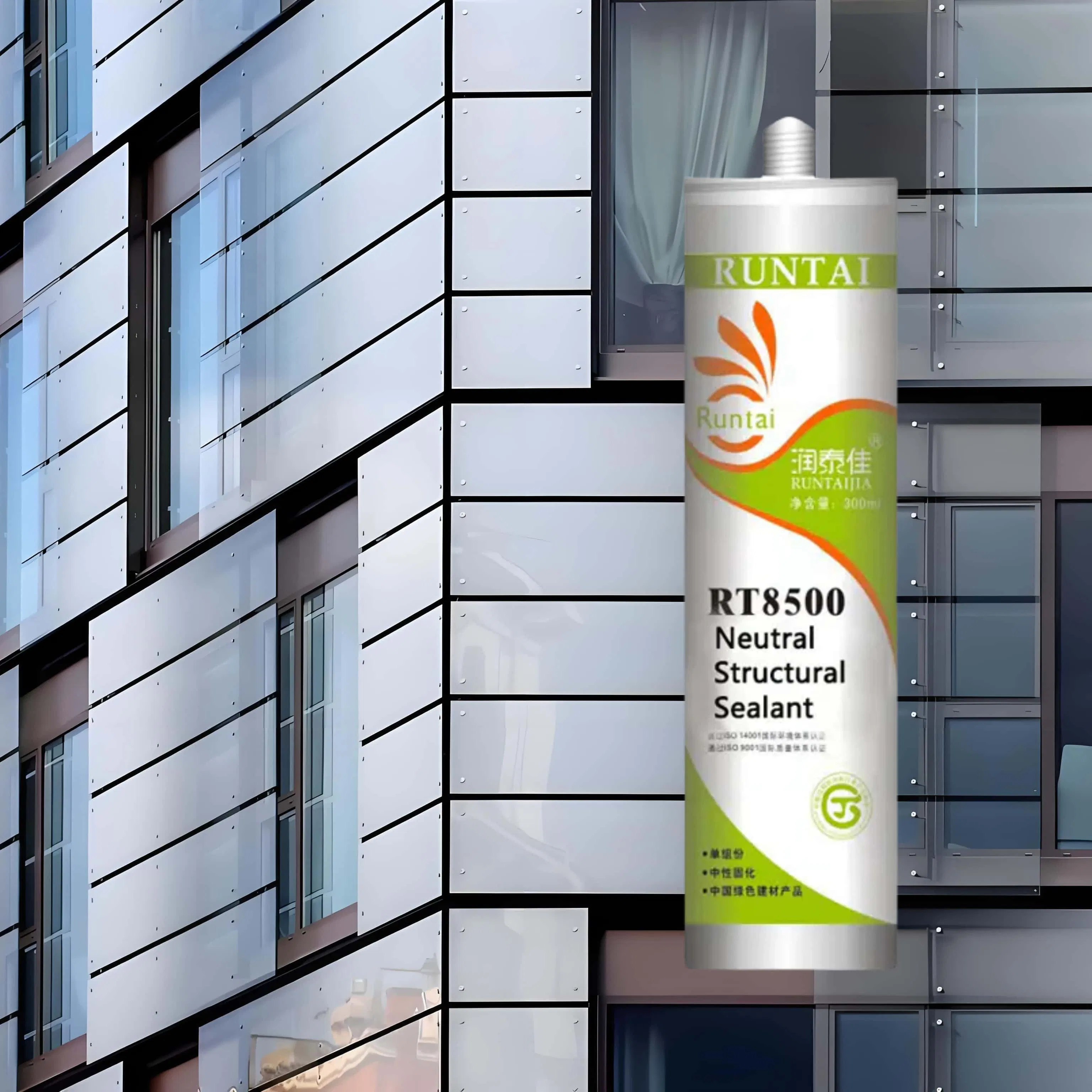 High Performance Runtai 300ml Sealant for Modern Curtain Walls