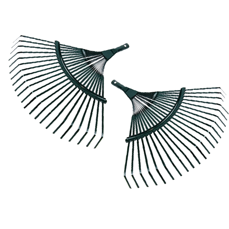 Hautine R121 Type Adjustable Lawn Rake with 22 Teeth Chromed