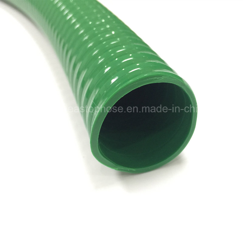 PVC Suction Hose for Irrigation Water Pump with Hard Rigid Reinforcement 1 2 3 4 Inch