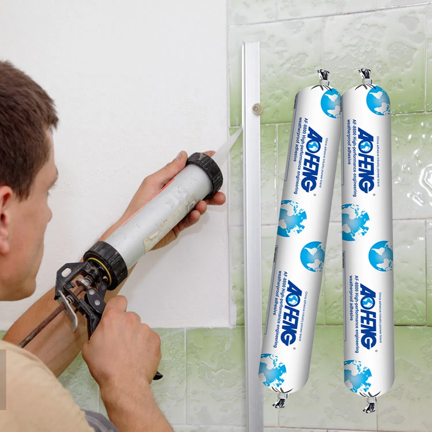Neutral Silicone Sealant for Reliable Protection of Window and Door Frames Installed on Interior and Exterior Walls