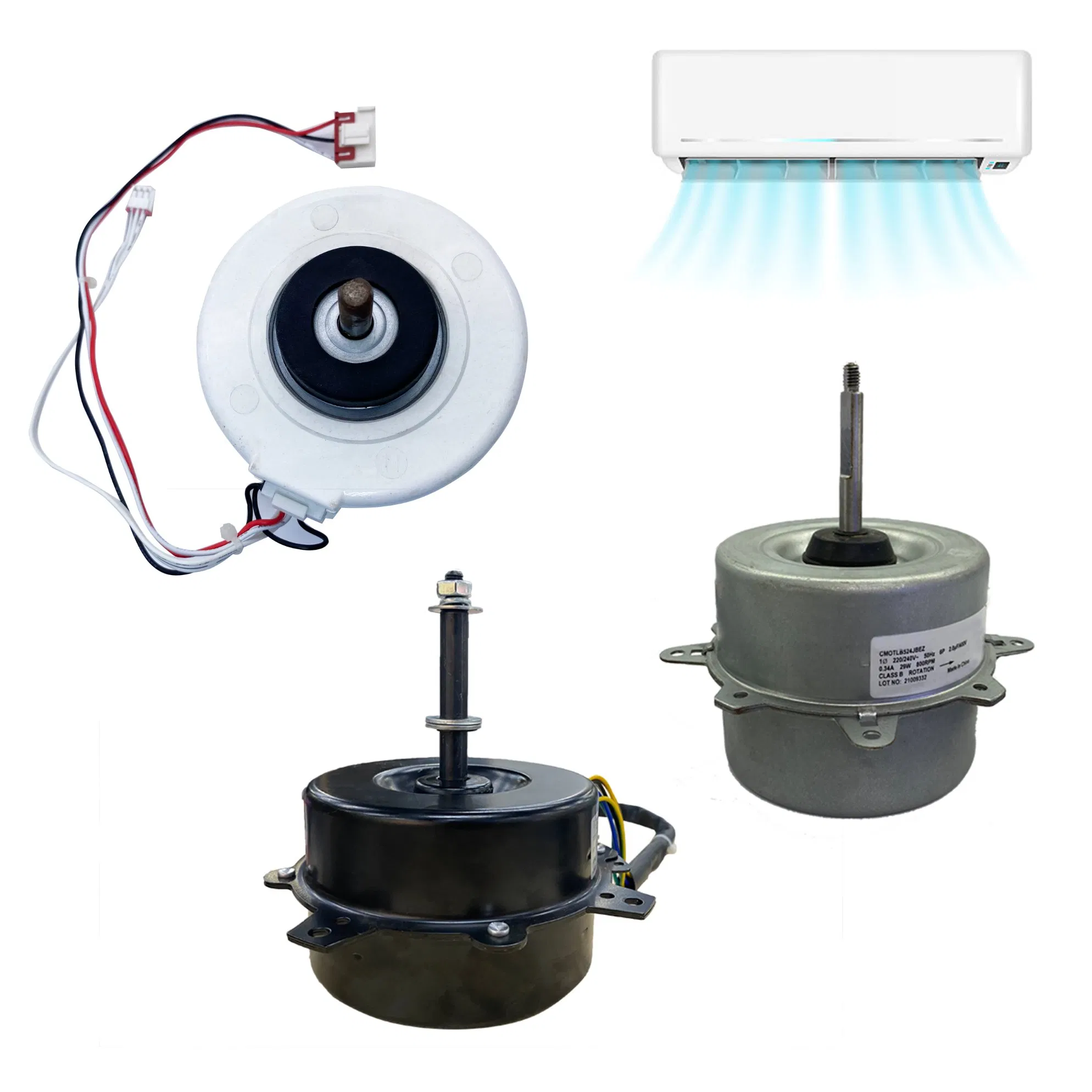 Ruijp Electric Condenser AC 220V 18W Fan Motors for Split and Wall Mounted Air Conditioners
