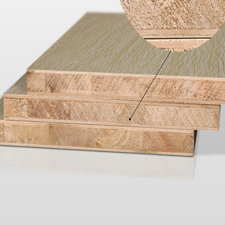 Melamine Veneer Block Board Laminated Block Board Melamine Finish