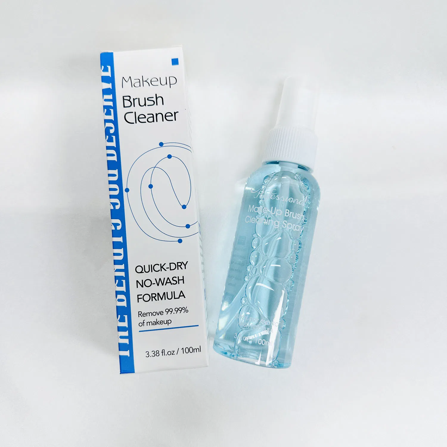 Private Label 100ml Quick Dry Cleaning Spray No Wash Formula Make up Brush Cleaner