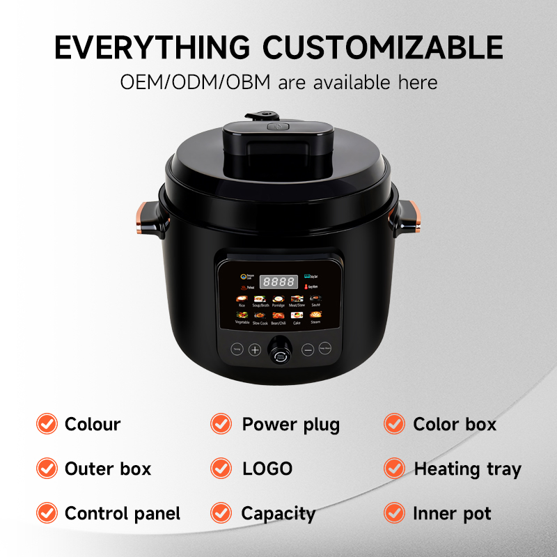 Best Deluxe Durable Aluminium Alloy Electric Pressure Cooker Wholesale for Household and Commercial