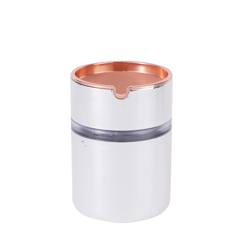 Wholesale Portable Minimalist Cheap Price Shining Plastic Car Cigarette Ashtray with Light