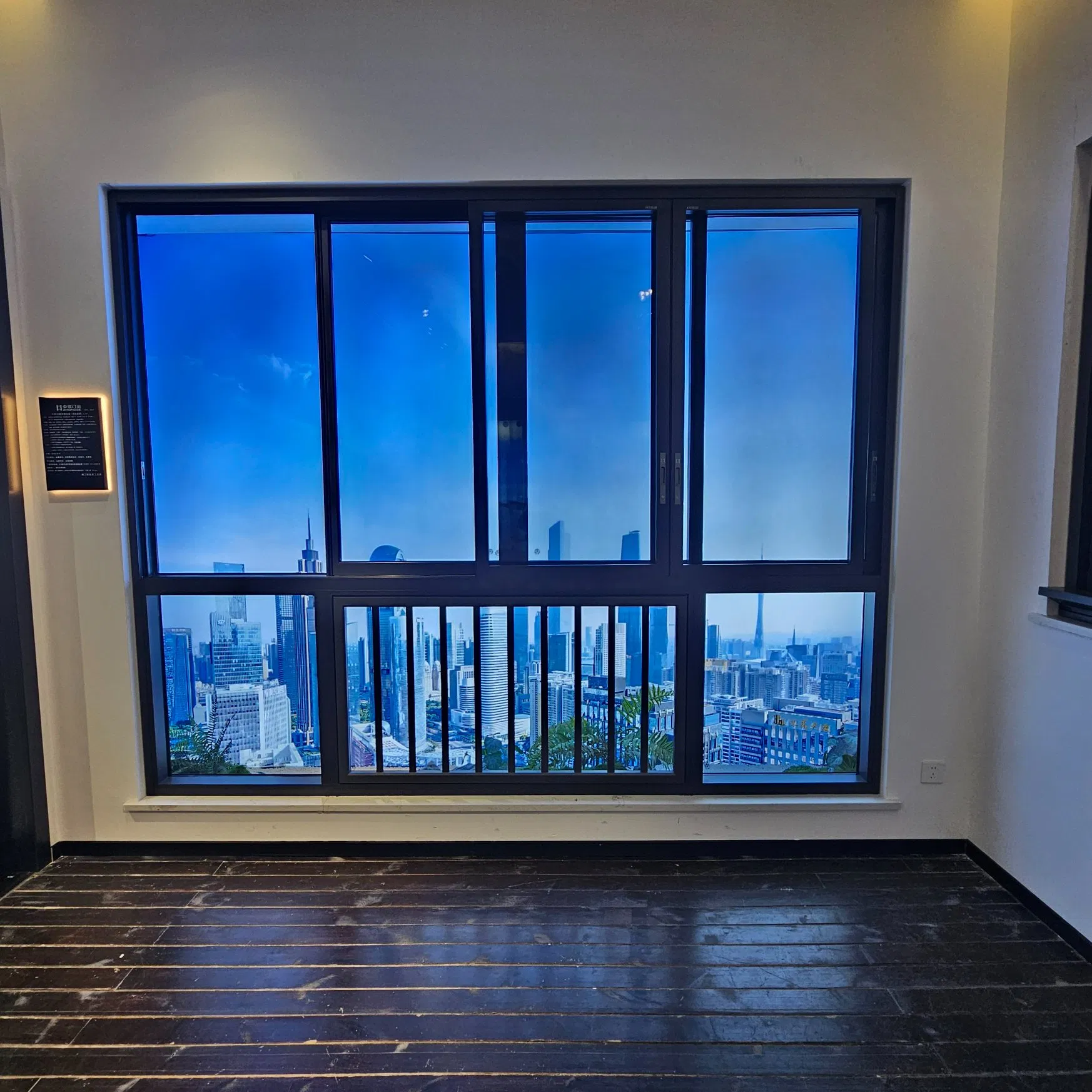 Алюминиевые окна с подъёмным механизмом