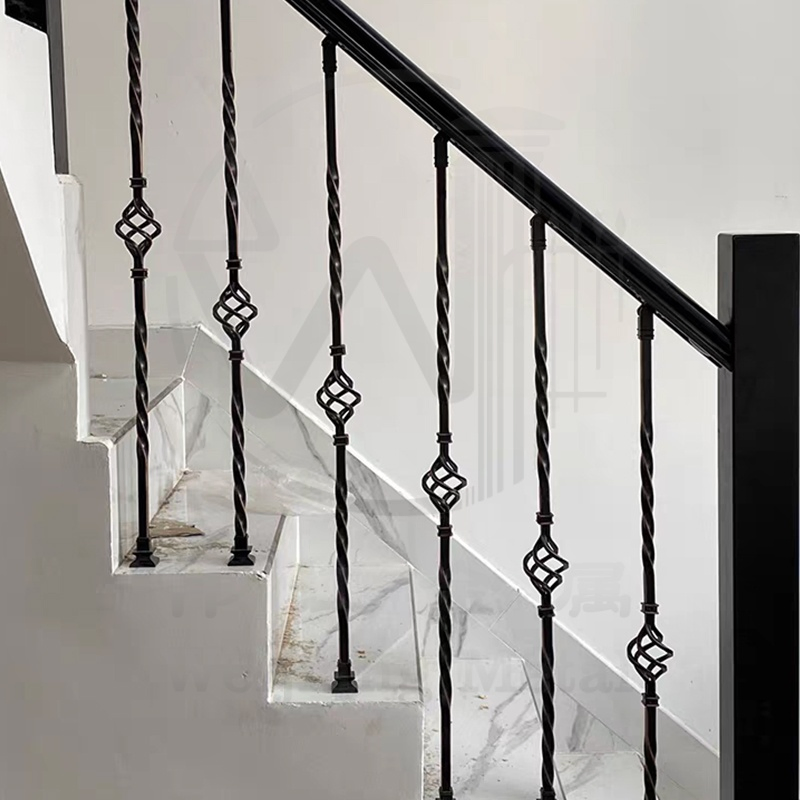 Lightweight Aluminum Iron Staircase Baluster Balcony Baluster for Contemporary Stair Railing Decoration