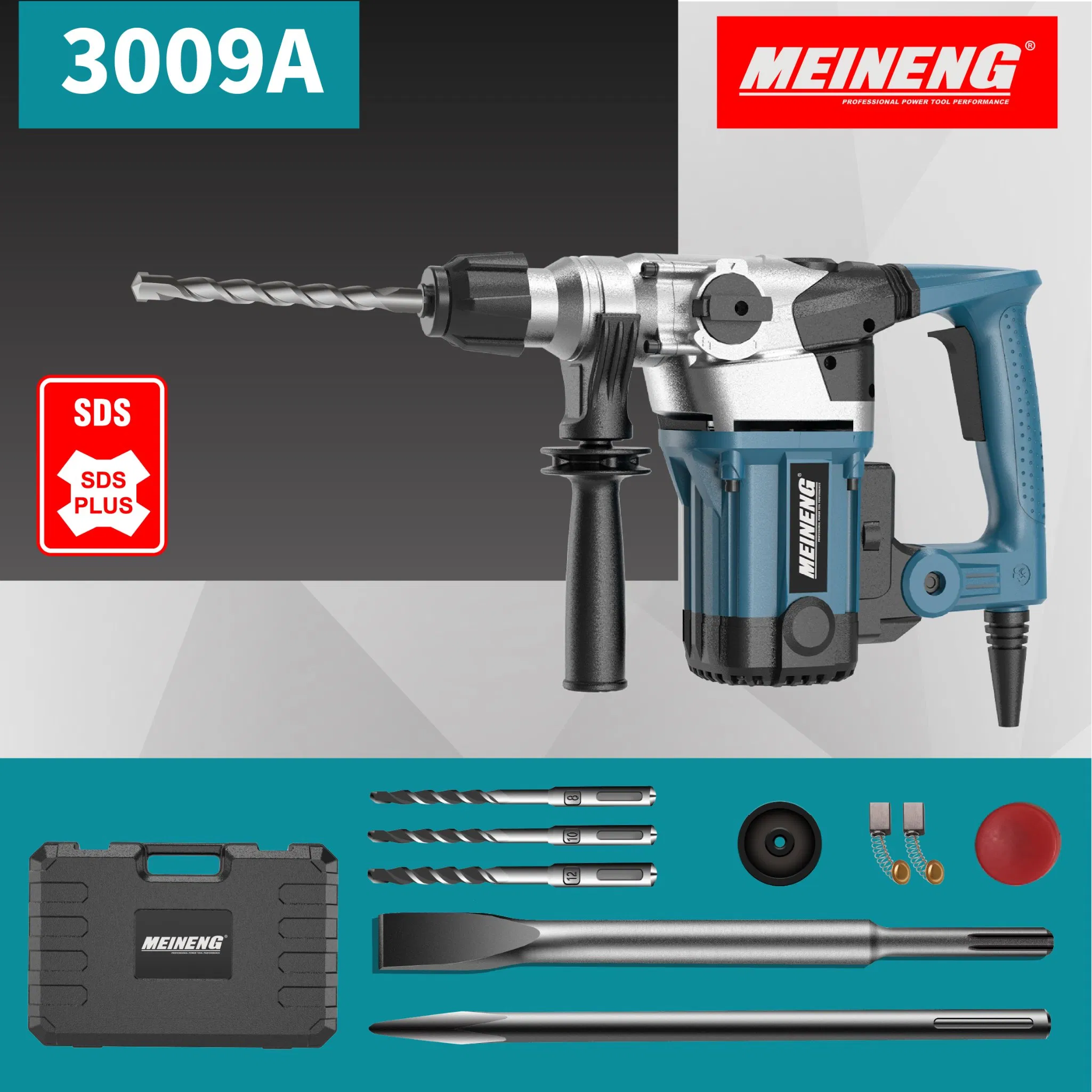 3009A Professional Rotary Hammer with Advanced Impact Technology