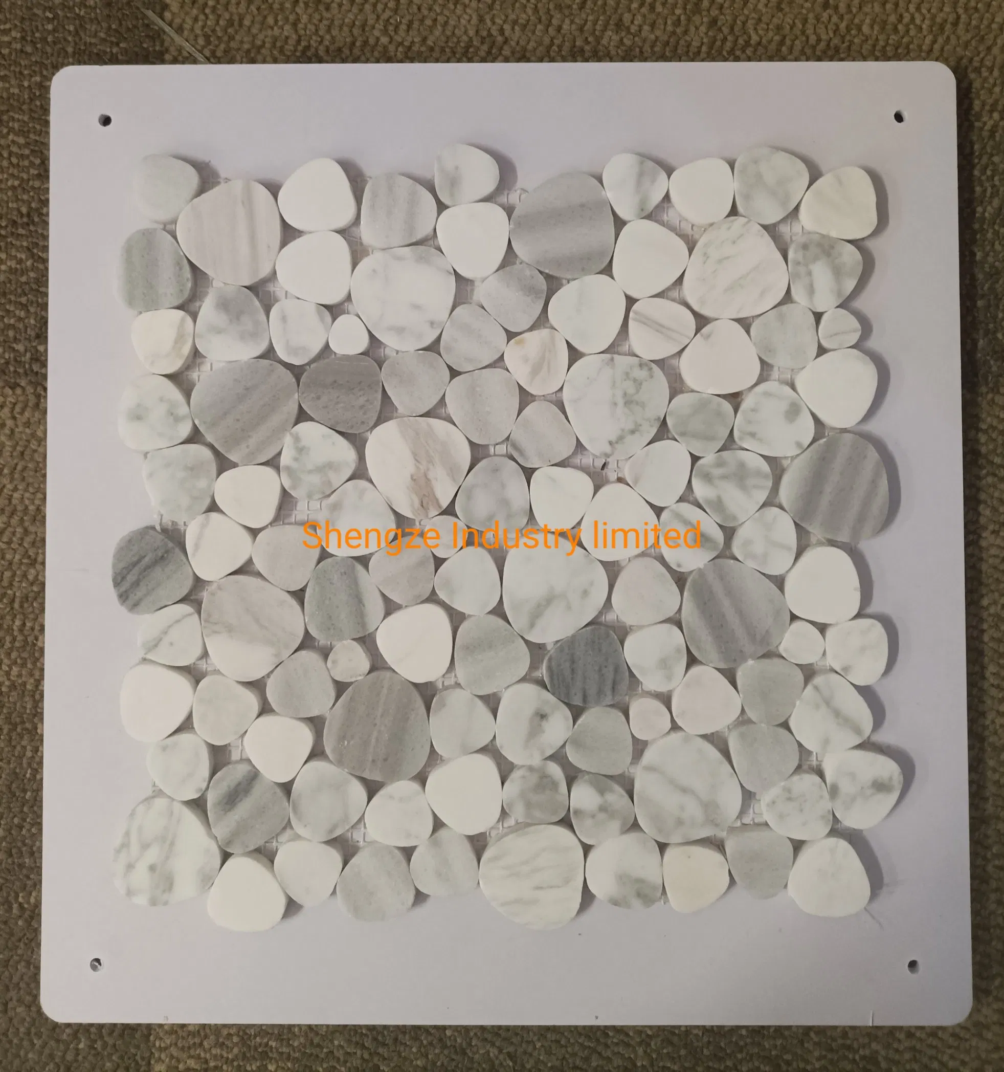 Мозаичная плитка из белого мрамора для кухни и ванной