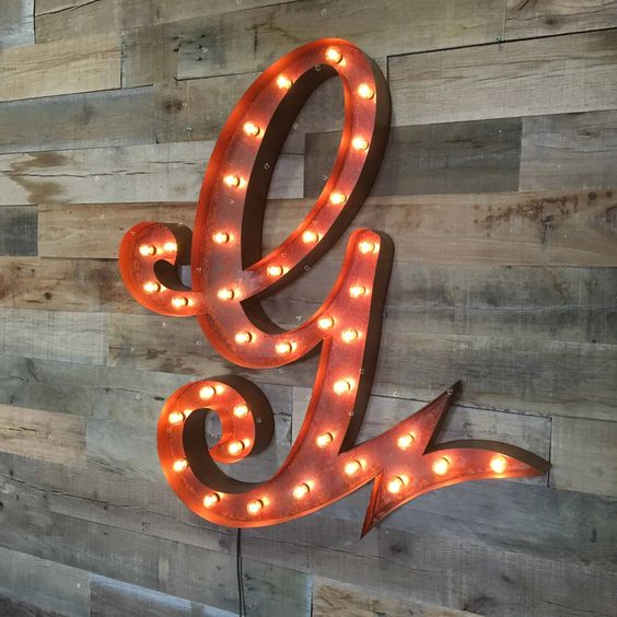 Vintage Colorful 4FT Marquee LED Sign Bulb Letters and Numbers Customized by Shenzhen Original Manufacturer