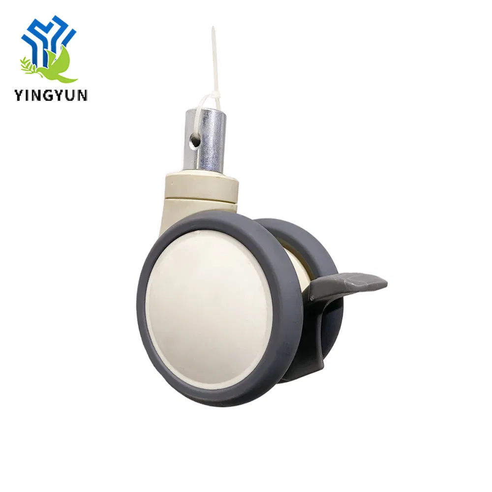 Factory Wholesale 5 Inch Swivel Medical Twin Caster Wheels for Hospital Bed