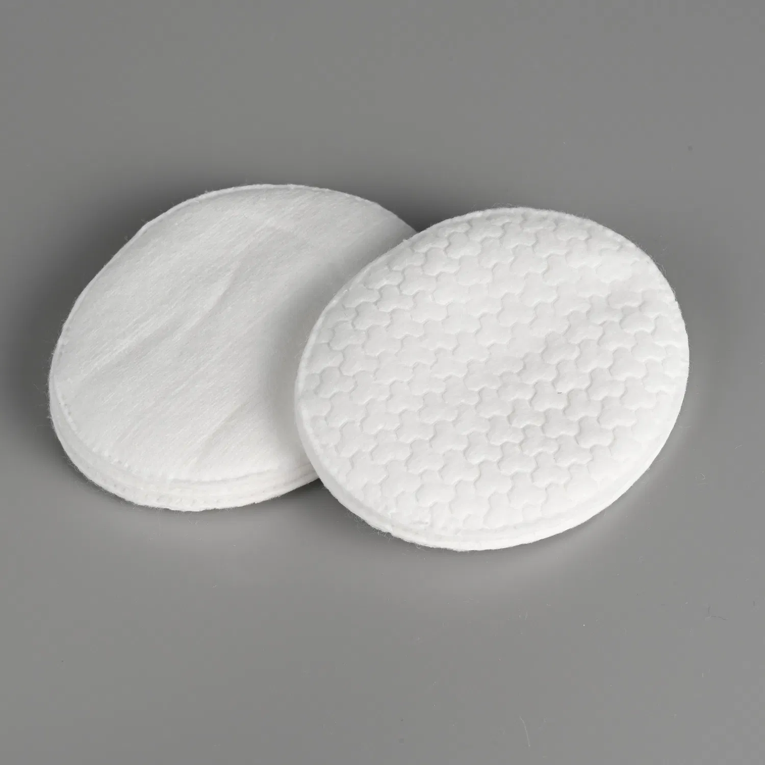 50PCS Oval Style with Embossing Pressing Edge Cotton Pads