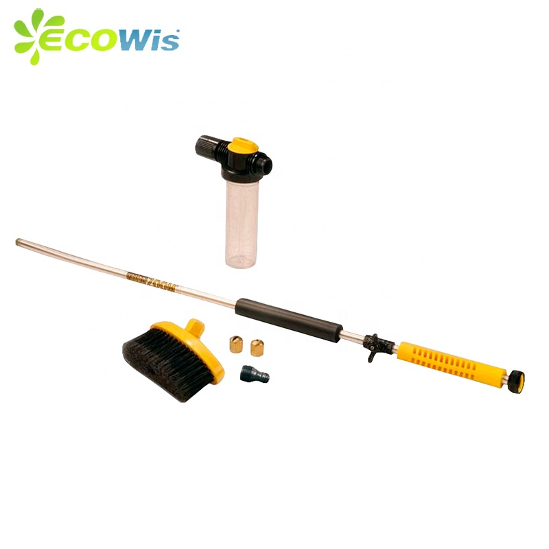 Multi-Use High Pressure Garden Cleaning Car Washing Water Jet Zoom Wand Mist Sprayer with Brush