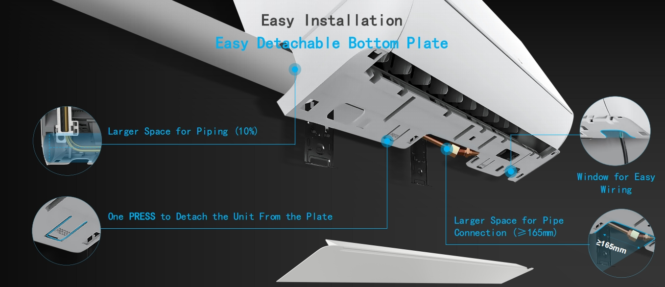 Настенный инверторный кондиционер 9000-24000 BTU