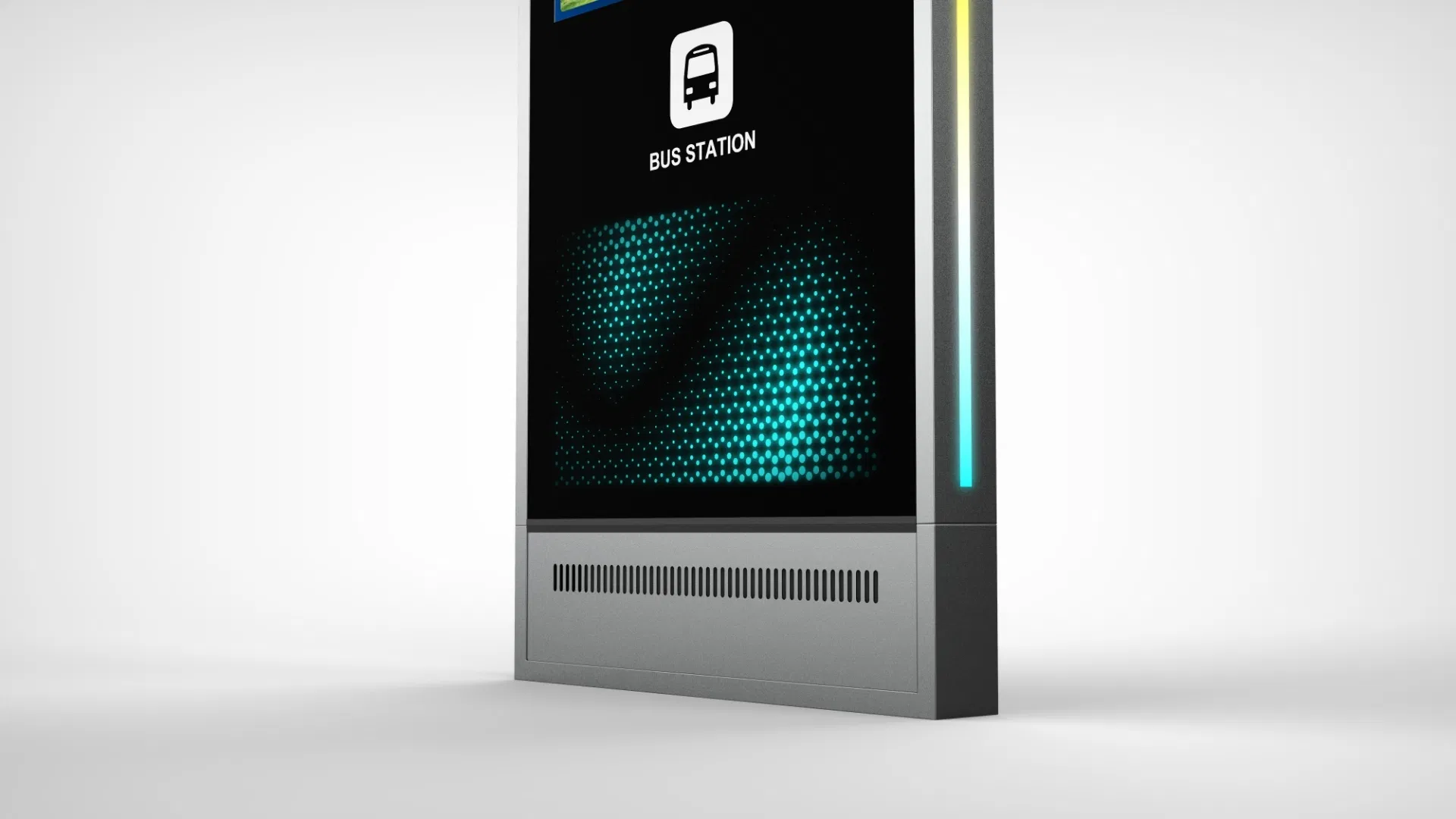 Уличный LED-дисплей 55 дюймов для рекламы на остановках