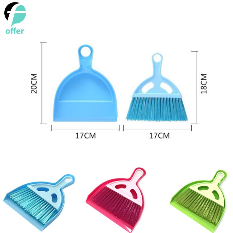 Mini Dustpan and Brush Small Desk Broom Cleaning