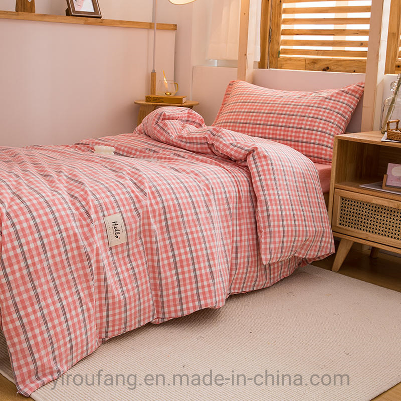 Dorm Twill Bed Linen, China Supply Bed Linen Satin, Polycotton 50/50 110X90, Brush Microfiber Sheets