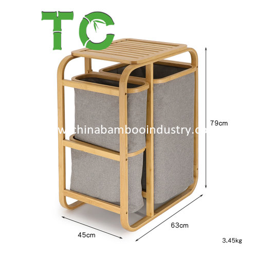 Wholesale Bamboo Laundry Basket Dirty Clothes Basket Bathroom Laundry Basket Storage Basket Clothing Storage Box