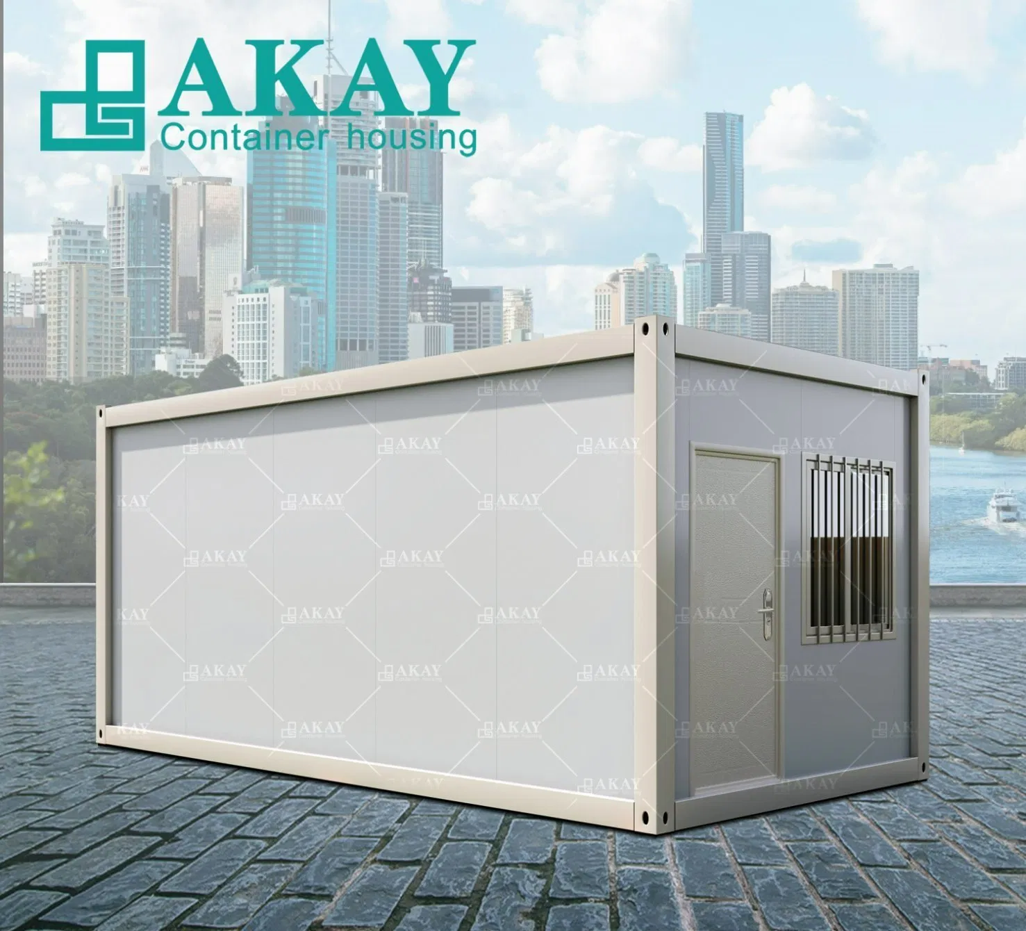 Shipping Container House/Storage Building/Double Steel Garage Prefabricated-Building