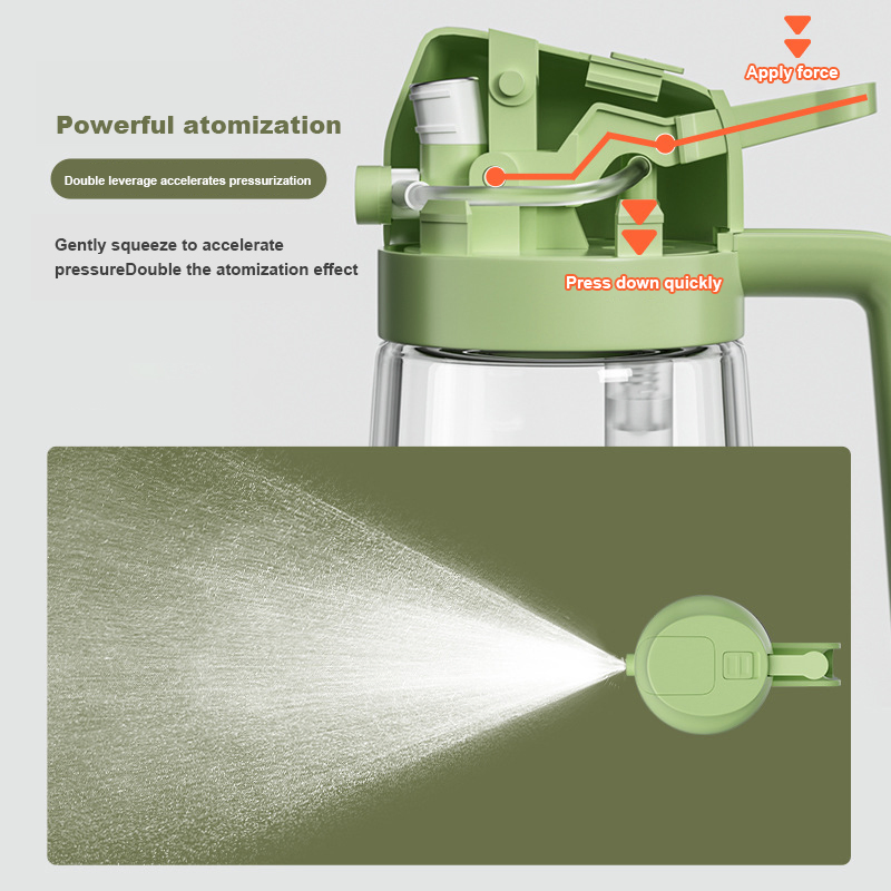 Olive Oil Dispenser Sprayer Glass Bottle Pour 2 in 1 Oil Spray Bottle