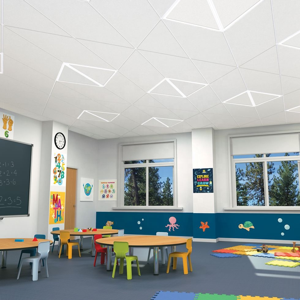 The White Building Materials Soft Fibre Ceiling