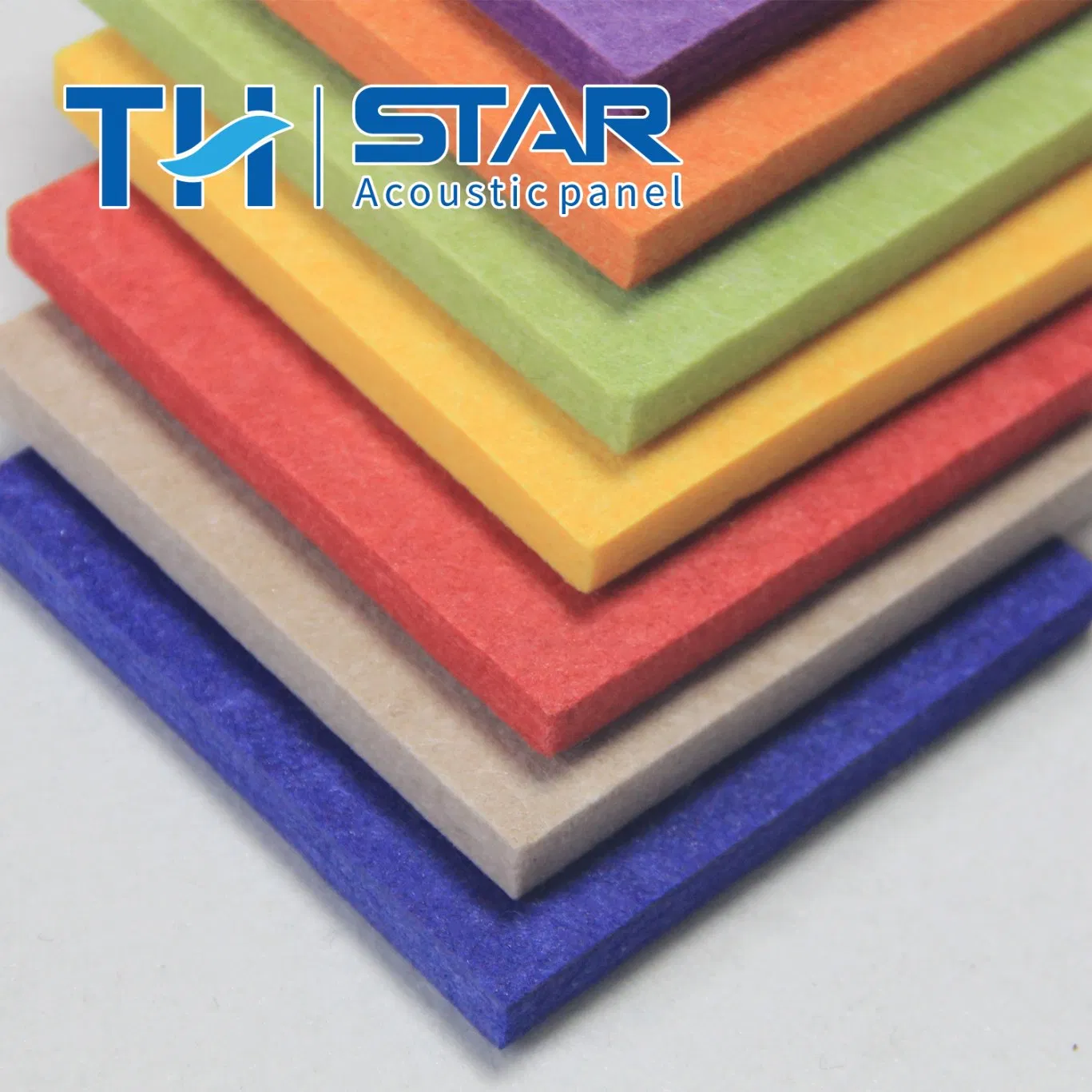 Polyester Fiber Acoustic Panel Sound Insulation Decorative Wall Tile Polyester Fiber Sound-Absorbing Board