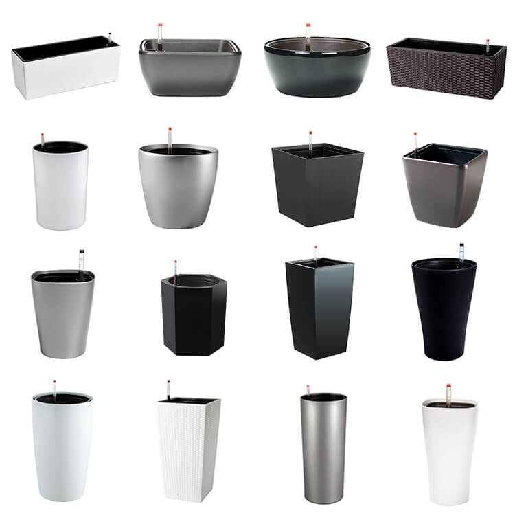 Горшки садовые пластиковые с автополивом для цветов