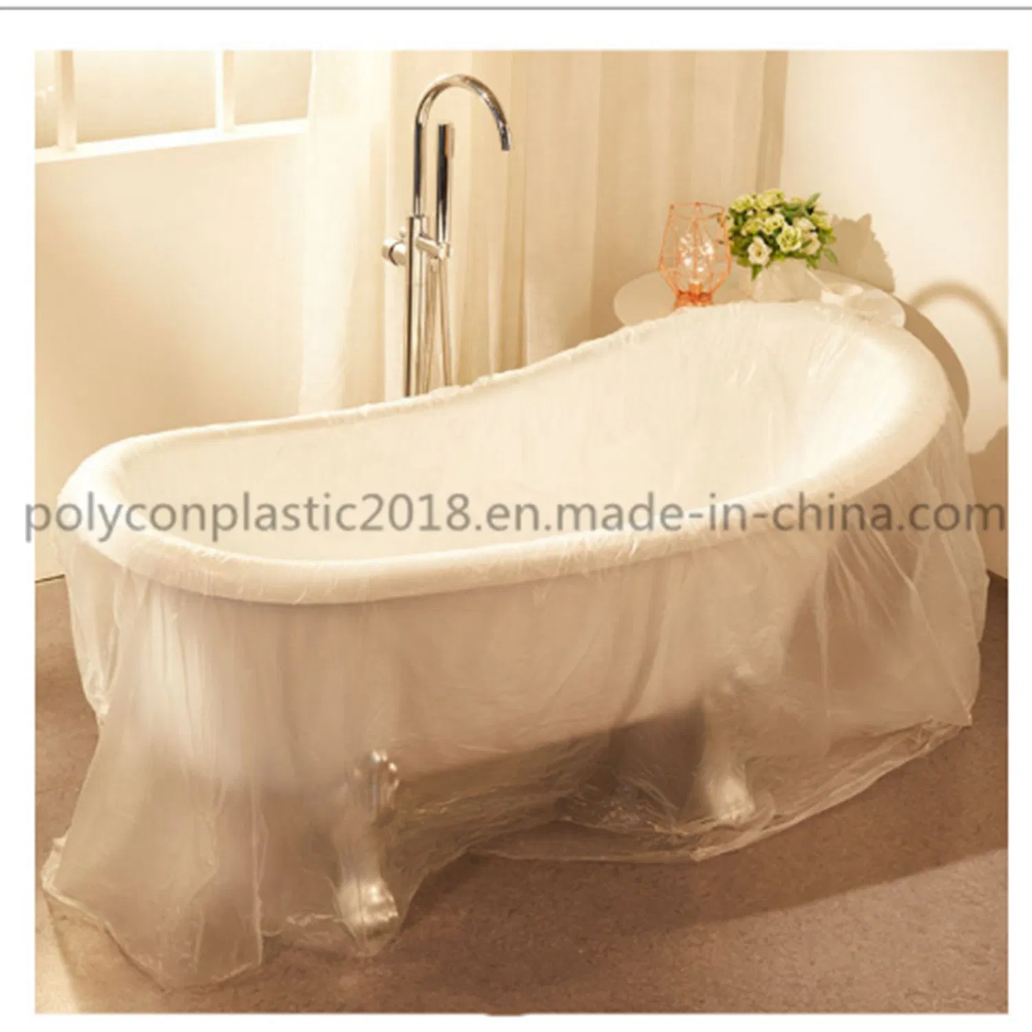 Ultra Large Bathtub Liner Plastic Bag Disposable PE Film