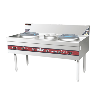 Stainless Steel Kitchen Woks Cooking Burner Gas Stove for Restaurant