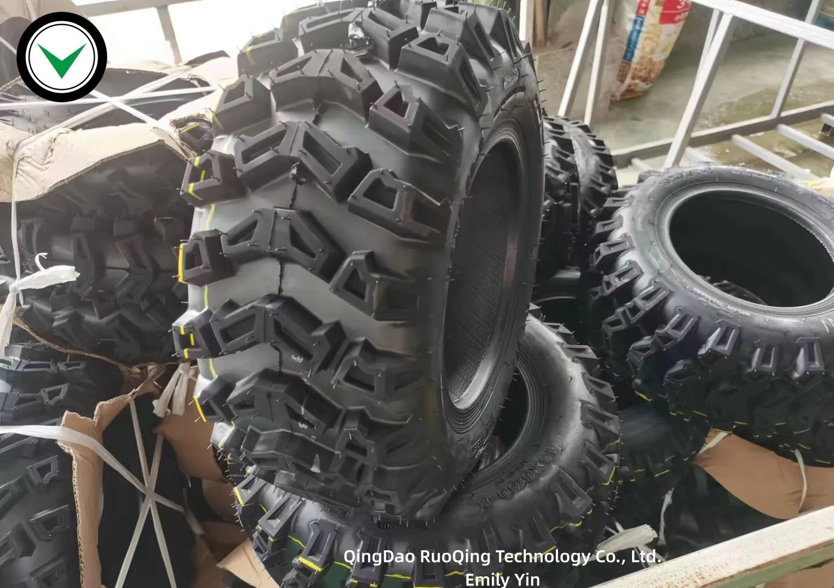 13X5.00-6 Snow Blower Thrower Mud Ice Wheel /Tyre /Tire with DOT/E4/Reach/ISO9001