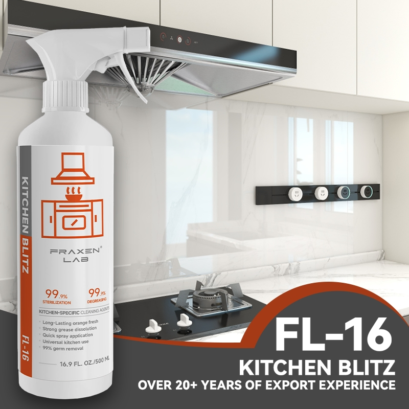 Factory Direct Supply OEM 500ml High Efficient Kitchen Oil Cleaner Spray Oil Stain Remover for Household