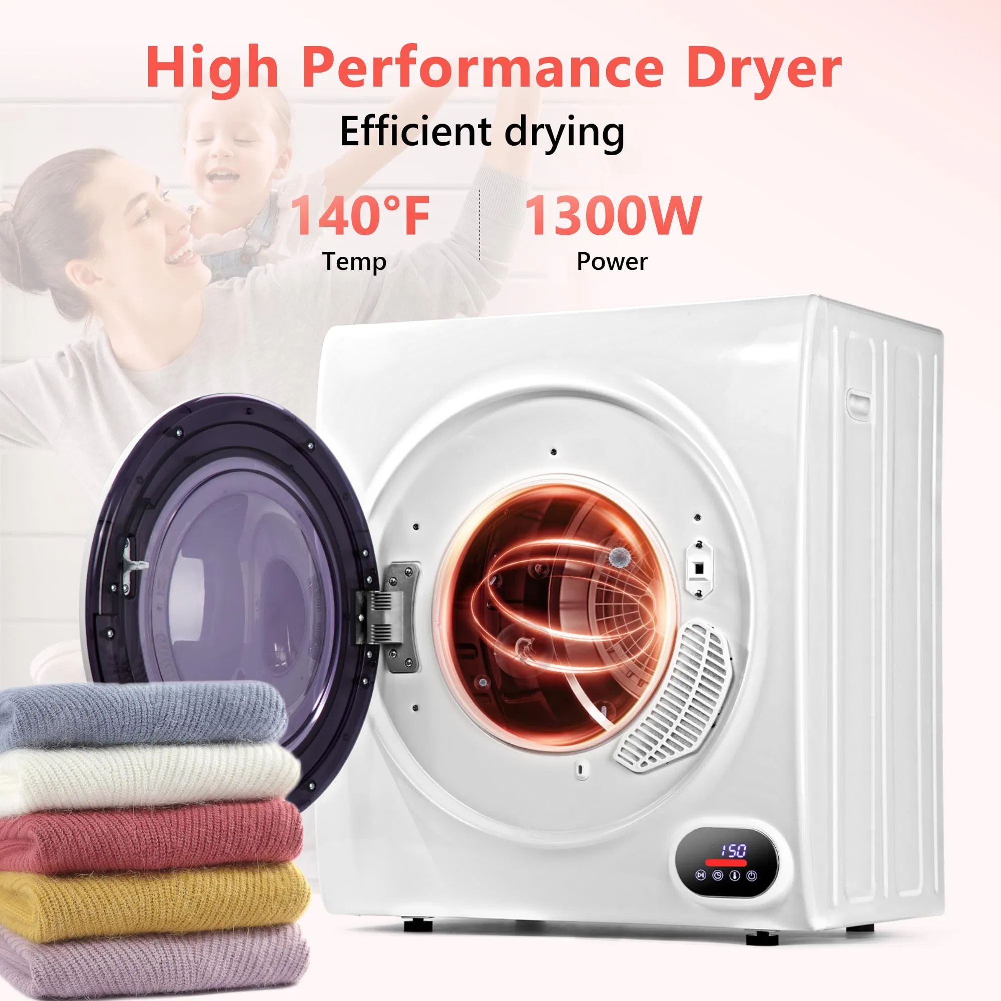 Portable Laundry Equipment ETL Certified Ideal for Apartments