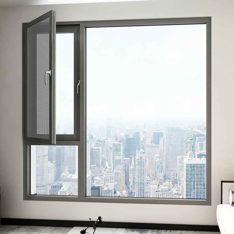 Complete PVC Windows and Metal Window with Aluminum Window and Wooden Window Casement Window