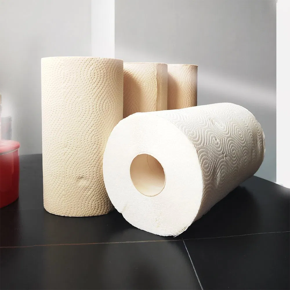 OEM or ODM Bamboo Kitchen Towel Roll and Individual Wrapped Kitchen Paper Towel