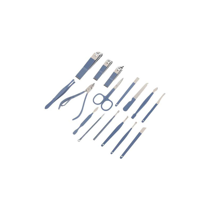 Stainless Steel Cuticle Nippern Pusher Kit Manicure Pedicure Set